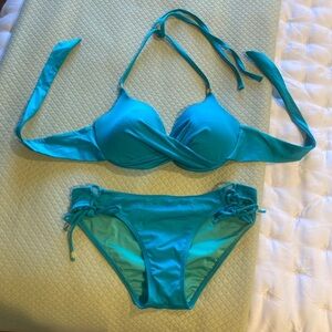 Turquoise Bikini Set